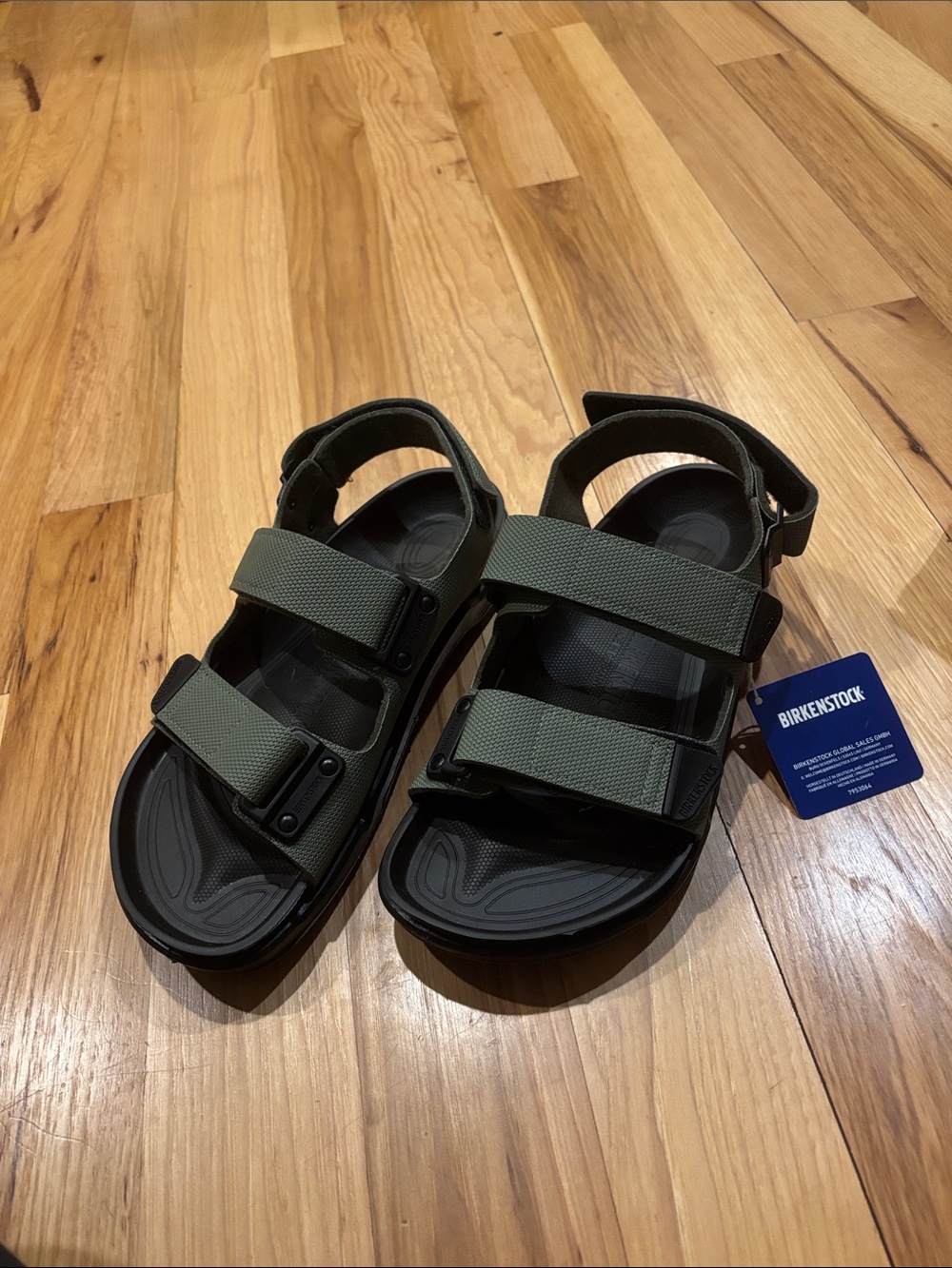 Birkenstock Tatacoa Futura Khaki Adjustable Sport Sandals w